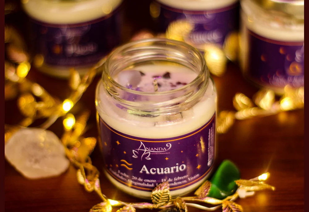 Vela Aromática Acuario